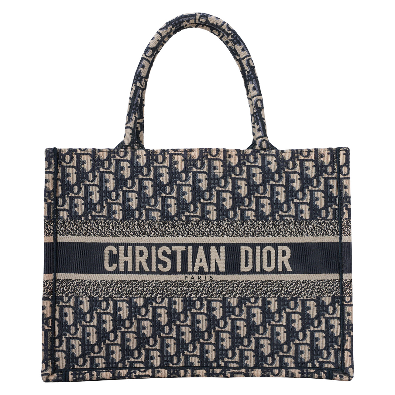 CHRISTIAN DIOR(USED)디올 오블리크 북토트 미듐